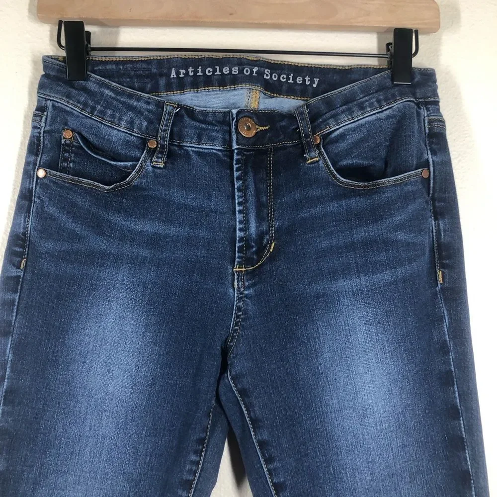 Articles of Society Sarah Skinny Jeans Bundle Of Two Soft Stretch Denim Size 27